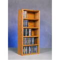 Wood Shed Solid Oak desktop or shelf CD Cabinet 503-1